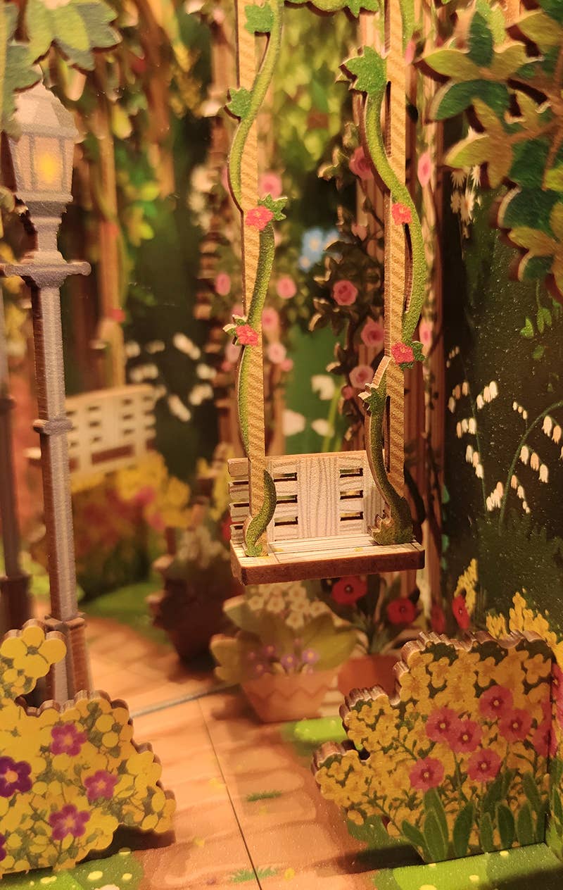 Secret Garden DIY Miniature House Book Nook Kit