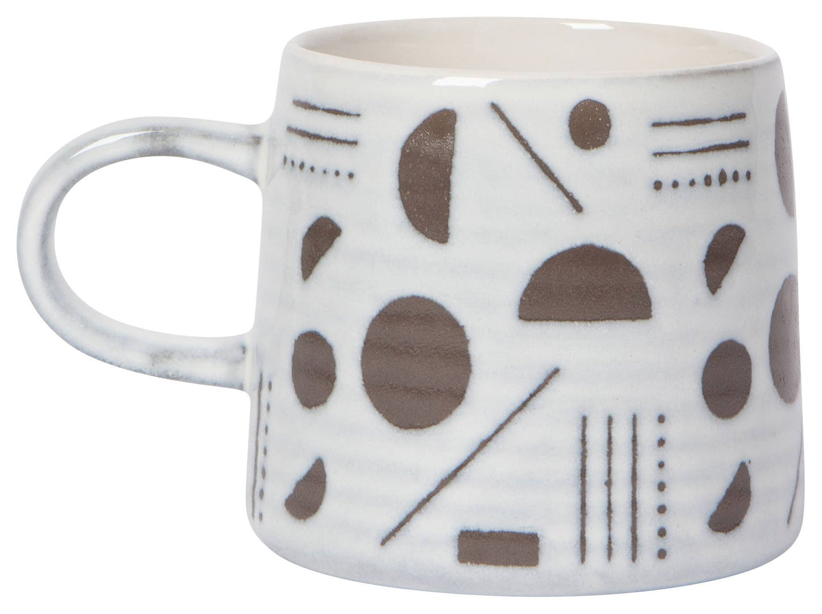 Domino Imprint Stoneware Mug