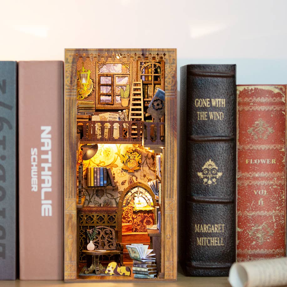 Eternal Bookstore with Dust Cover DIY Book Nook Kit