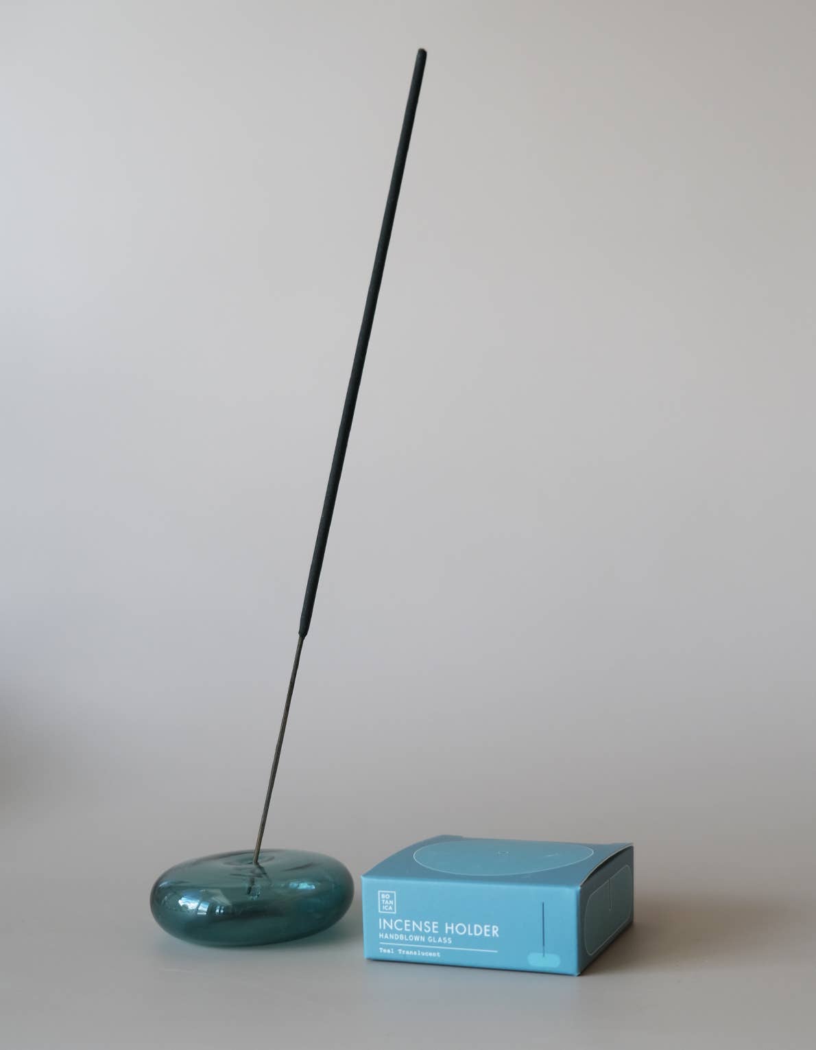 Bubble Incense Holder | Translucent Variations: Teal Glass