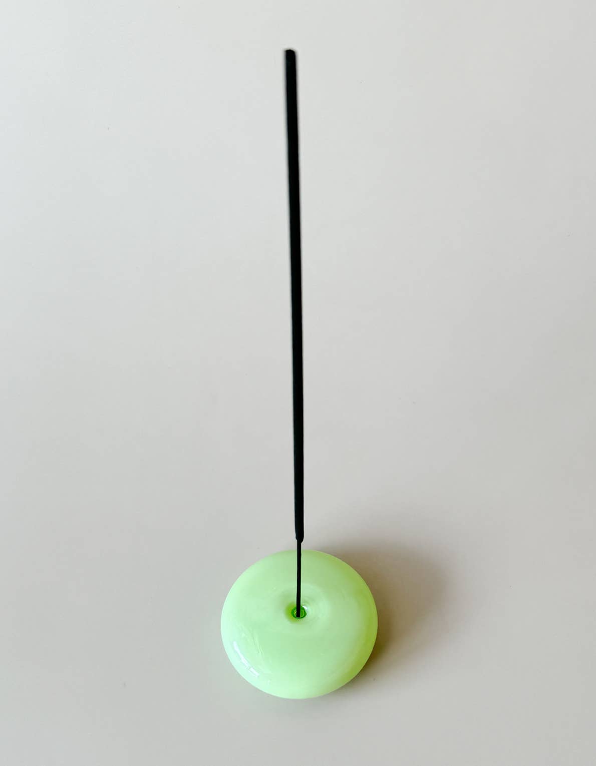 Bubble Incense Holder | Milk Glass Variations: Jade Milk Glass