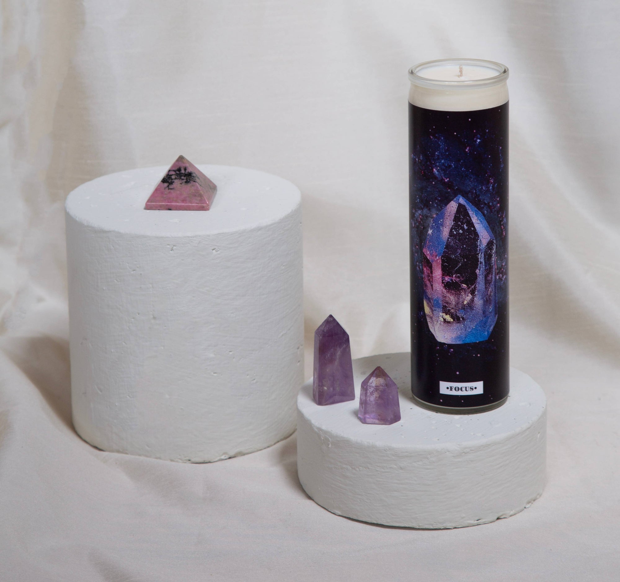 Focus Altar Ritual Candle by Snakes for Hair