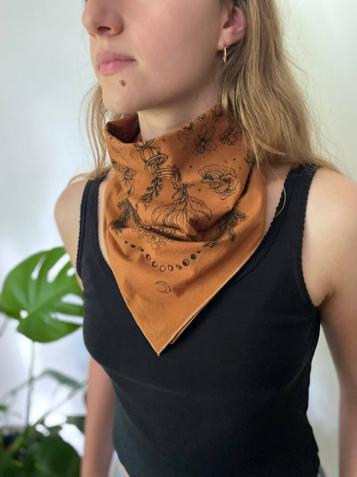 Terracotta Herbs of Protection Bandana