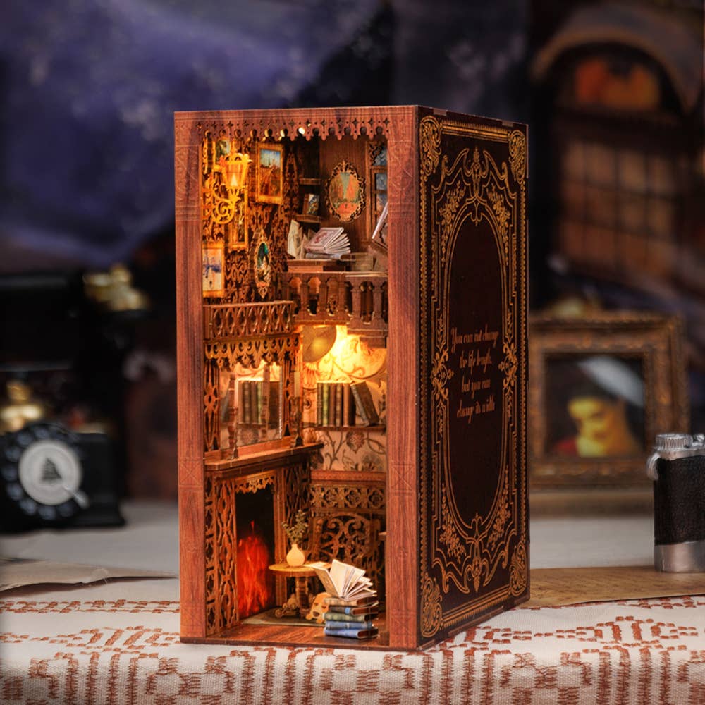 Eternal Bookstore with Dust Cover DIY Book Nook Kit