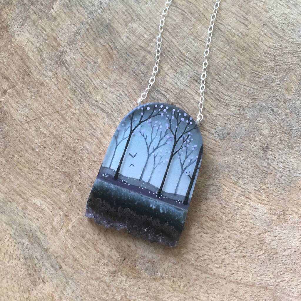 Forest  Crystal Necklace