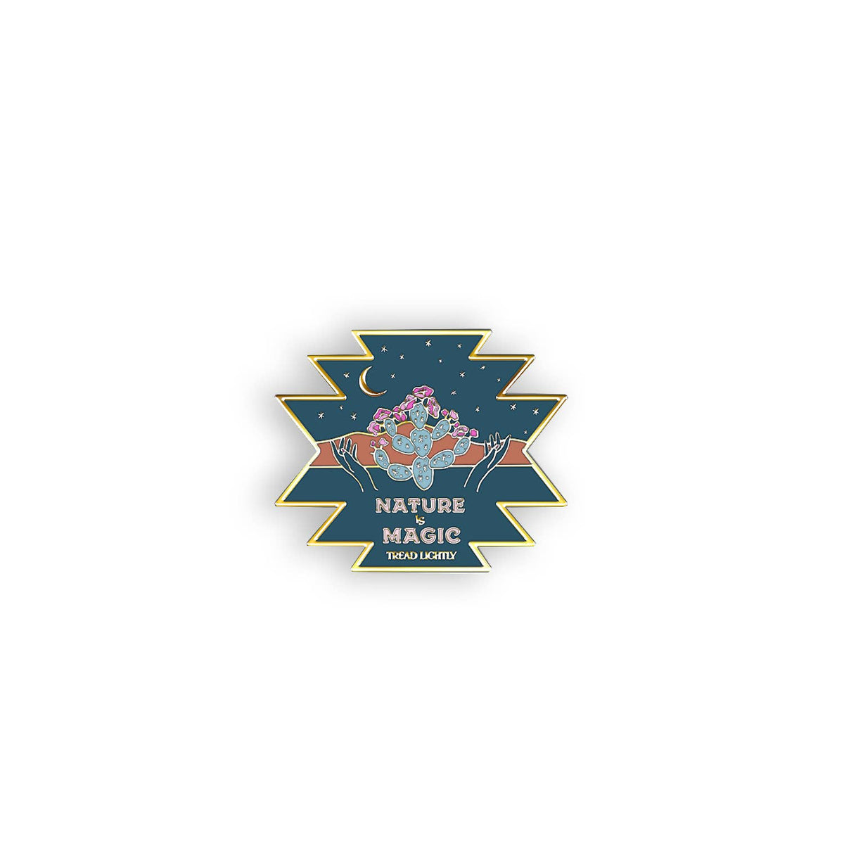 Nature Is Magic Enamel Pin