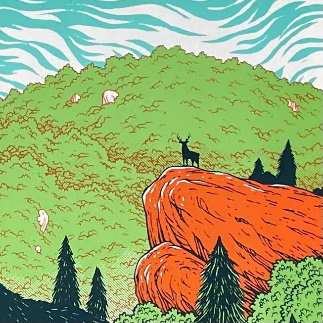 Appalachian Wilderness Print by Logan Schmitt (11&quot; x 14&quot;)