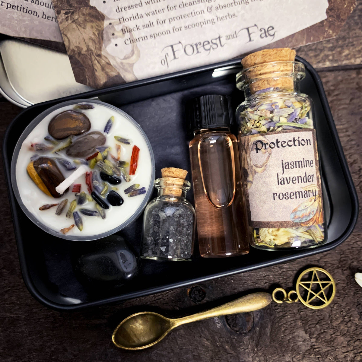 Protection Travel Altar • Witch kit for rituals &amp; spells DIY