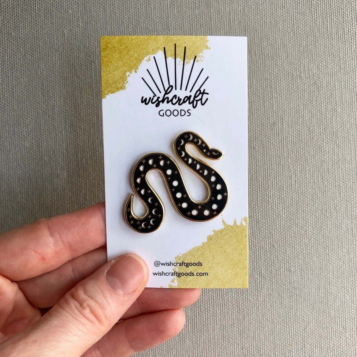 Cosmic Snake Enamel Pin