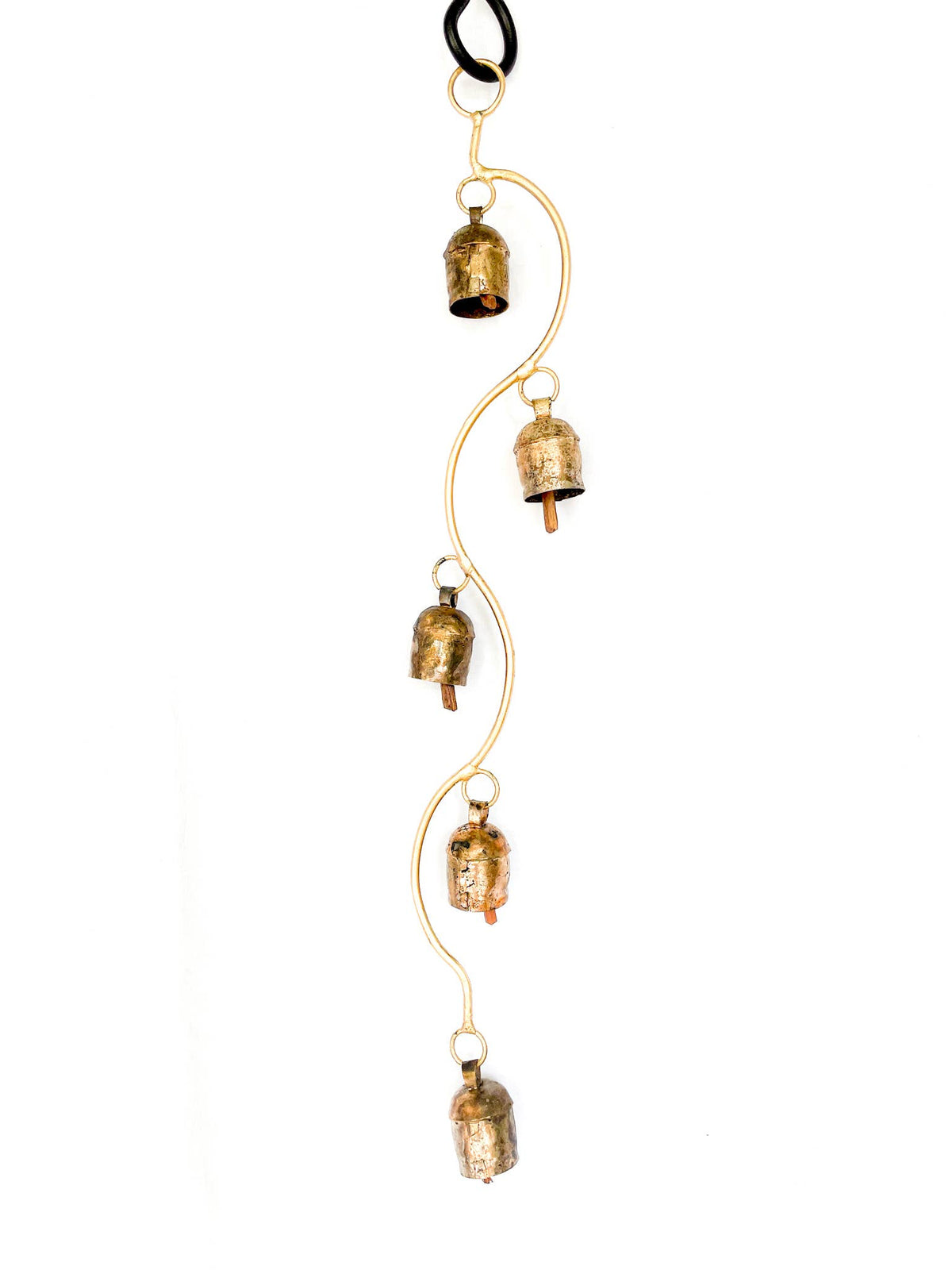 Curved Stem Bell Wind Chimes: 7 Bells