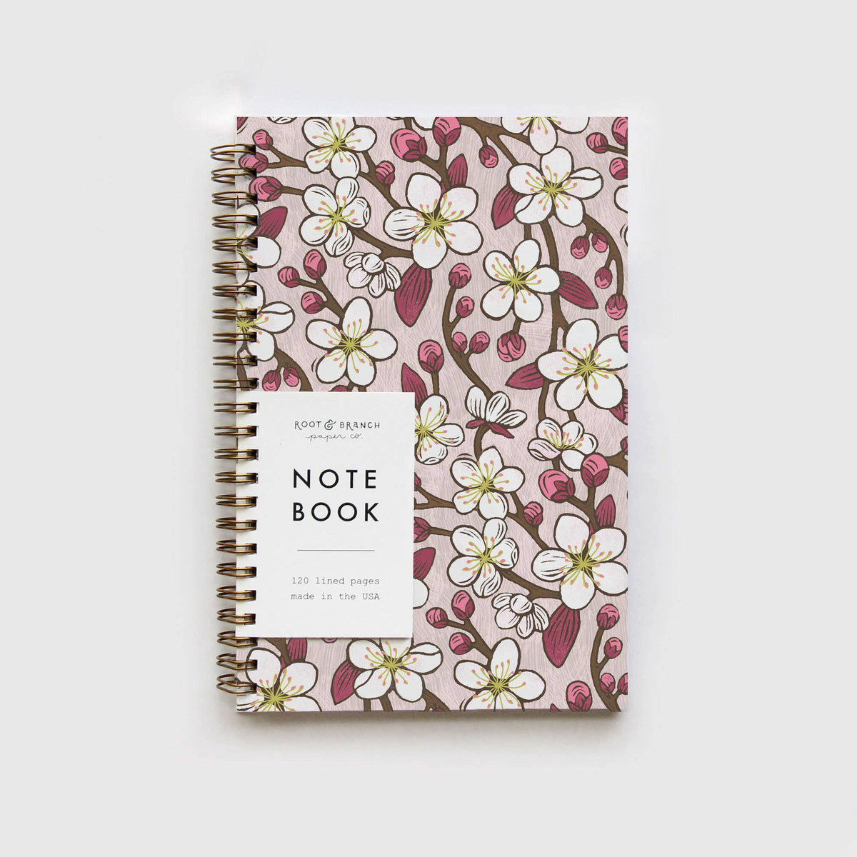 Cherry Blossom Spiral Bound Notebook