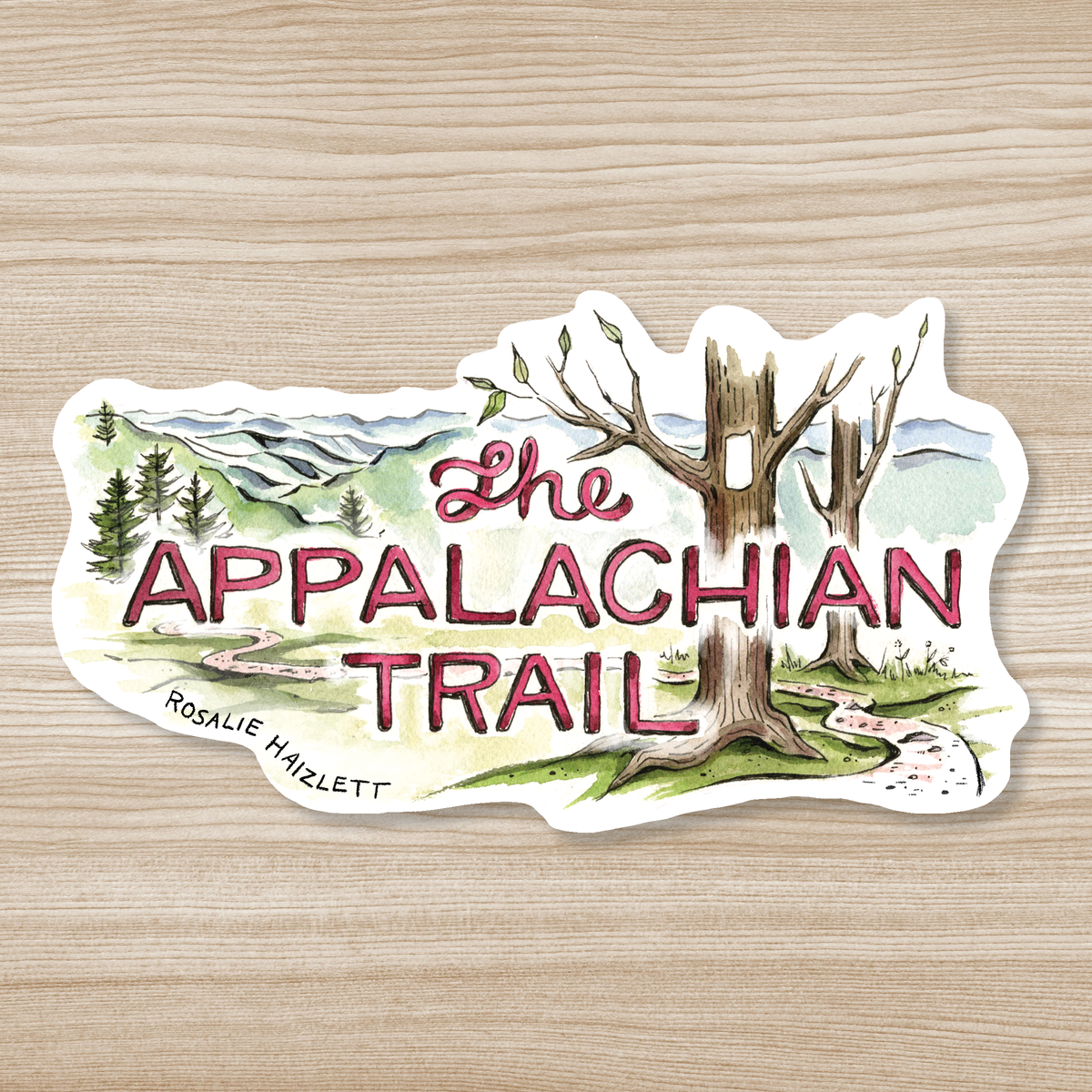 Appalachian Trail Waterproof Vinyl Sticker