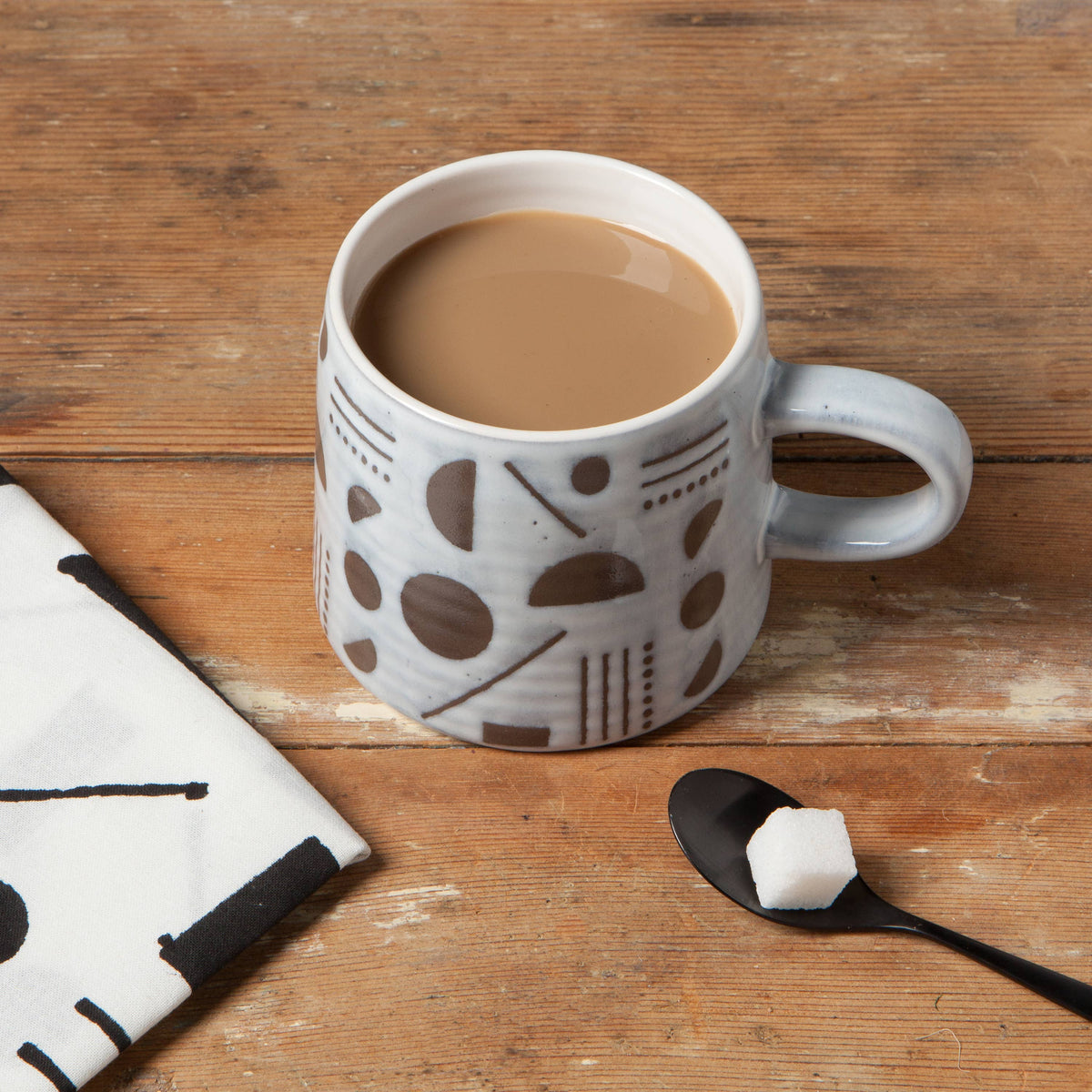 Domino Imprint Stoneware Mug