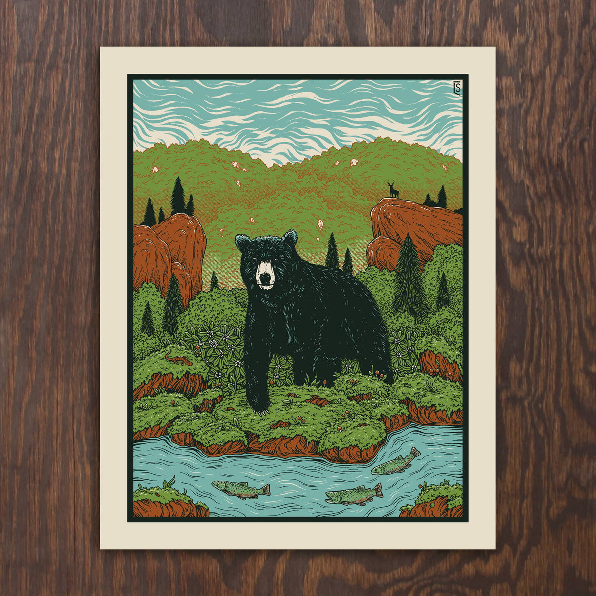 Appalachian Wilderness Print by Logan Schmitt (11&quot; x 14&quot;)