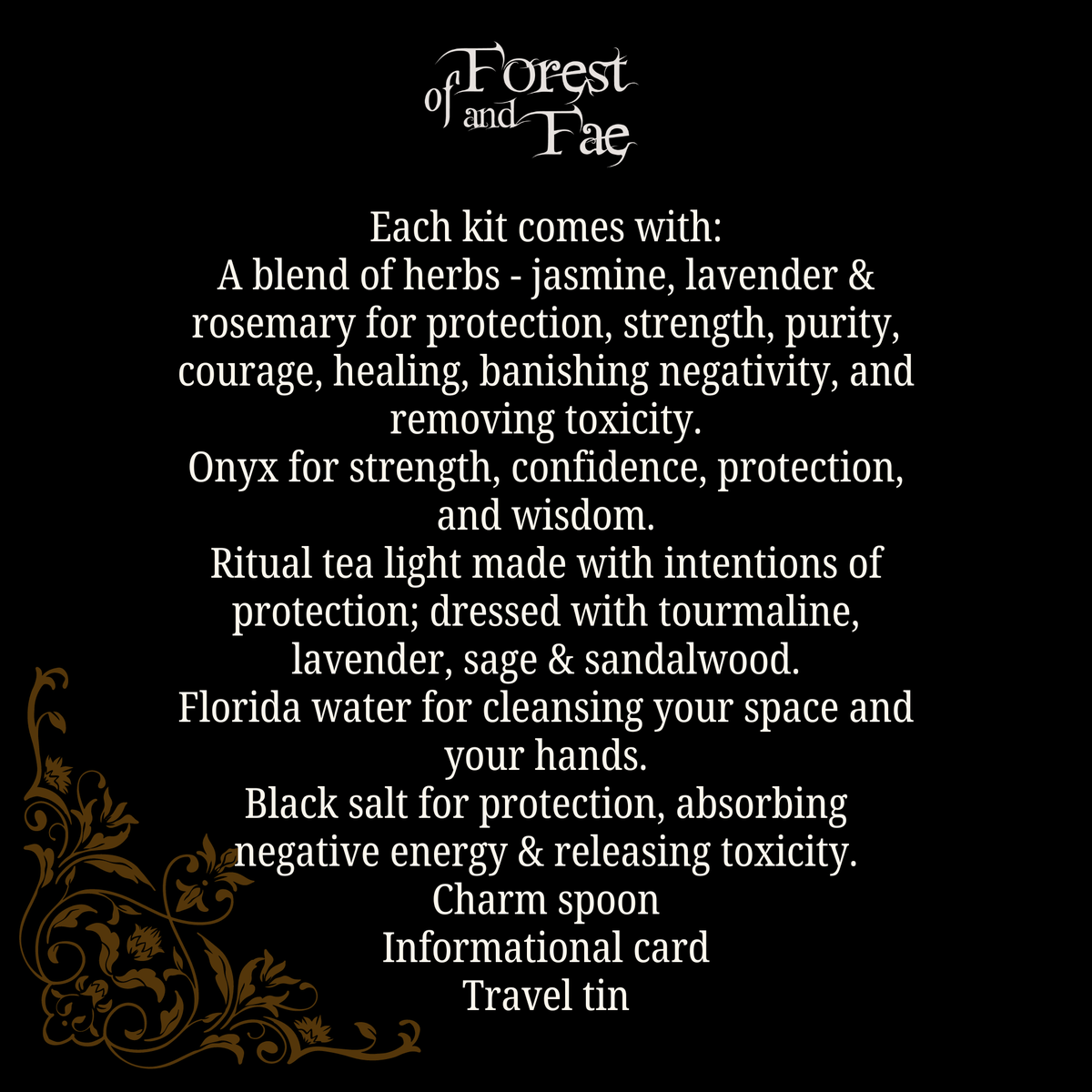 Protection Travel Altar • Witch kit for rituals &amp; spells DIY