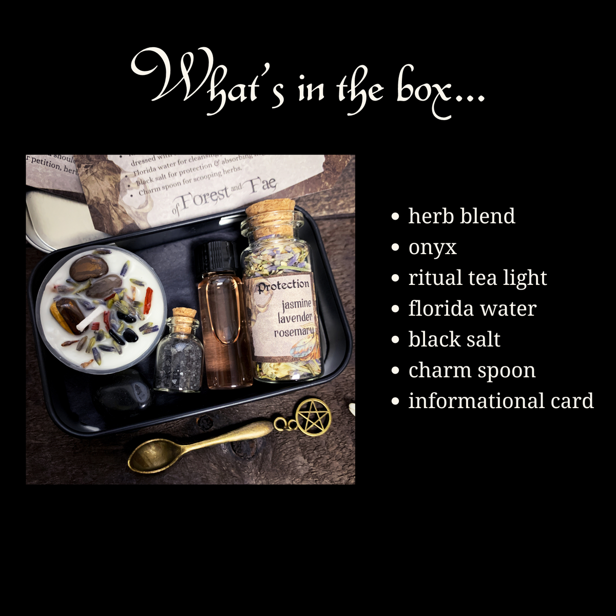 Protection Travel Altar • Witch kit for rituals &amp; spells DIY