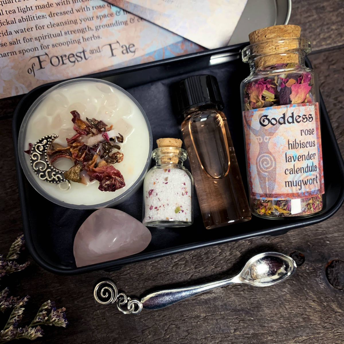 Goddess Travel Altar: Witch Kit for Rituals and Spells