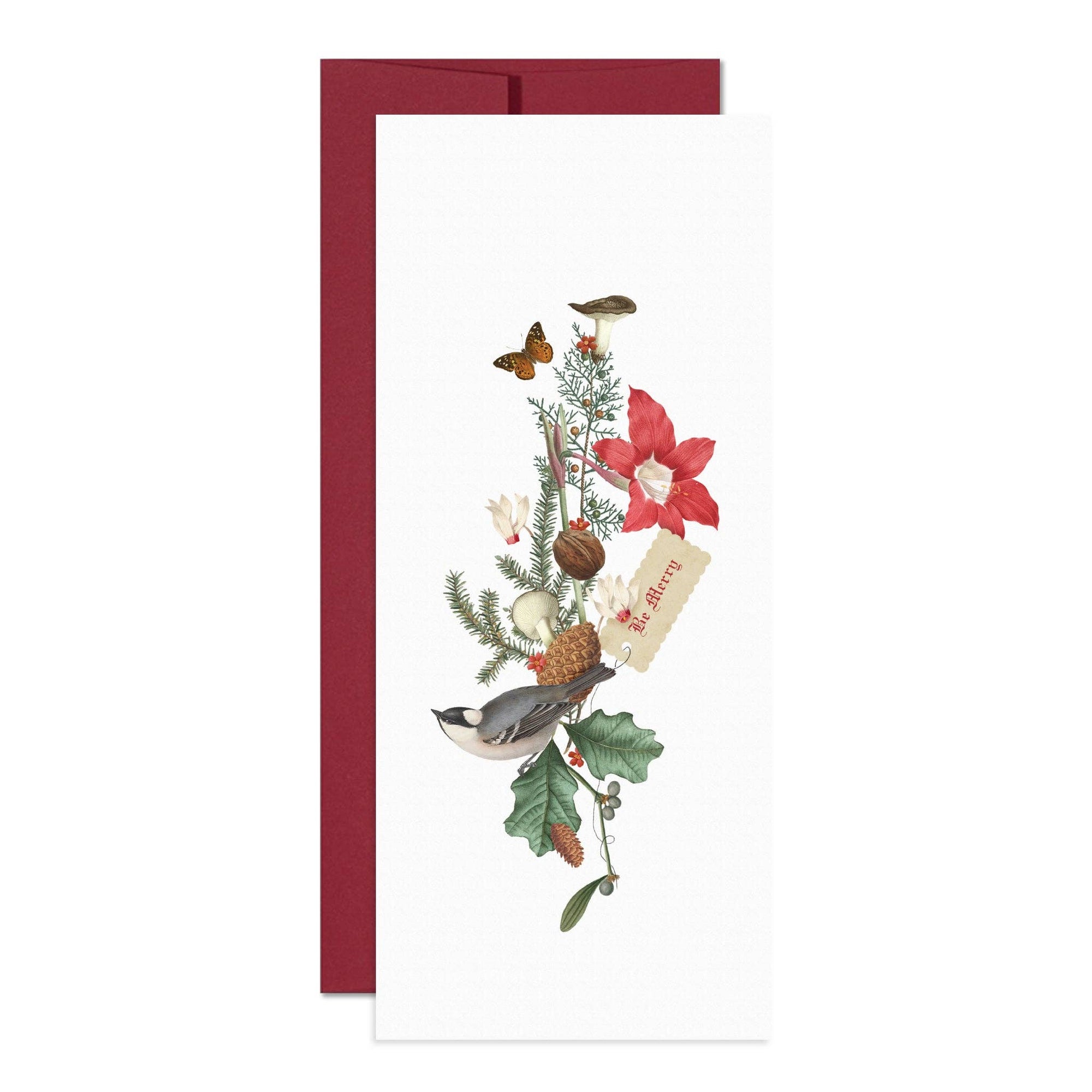 Be Merry Holiday Greeting Card