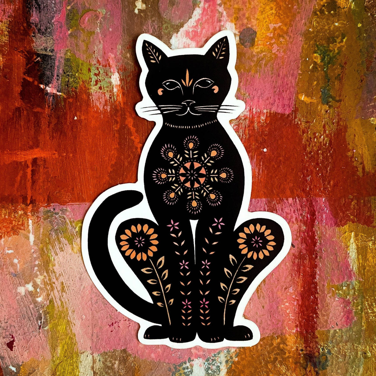 Cat Matte Vinyl Sticker