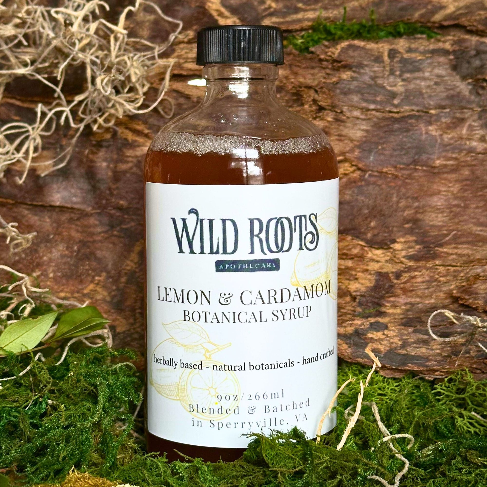 Lemon Cardamom Syrup 9oz Small