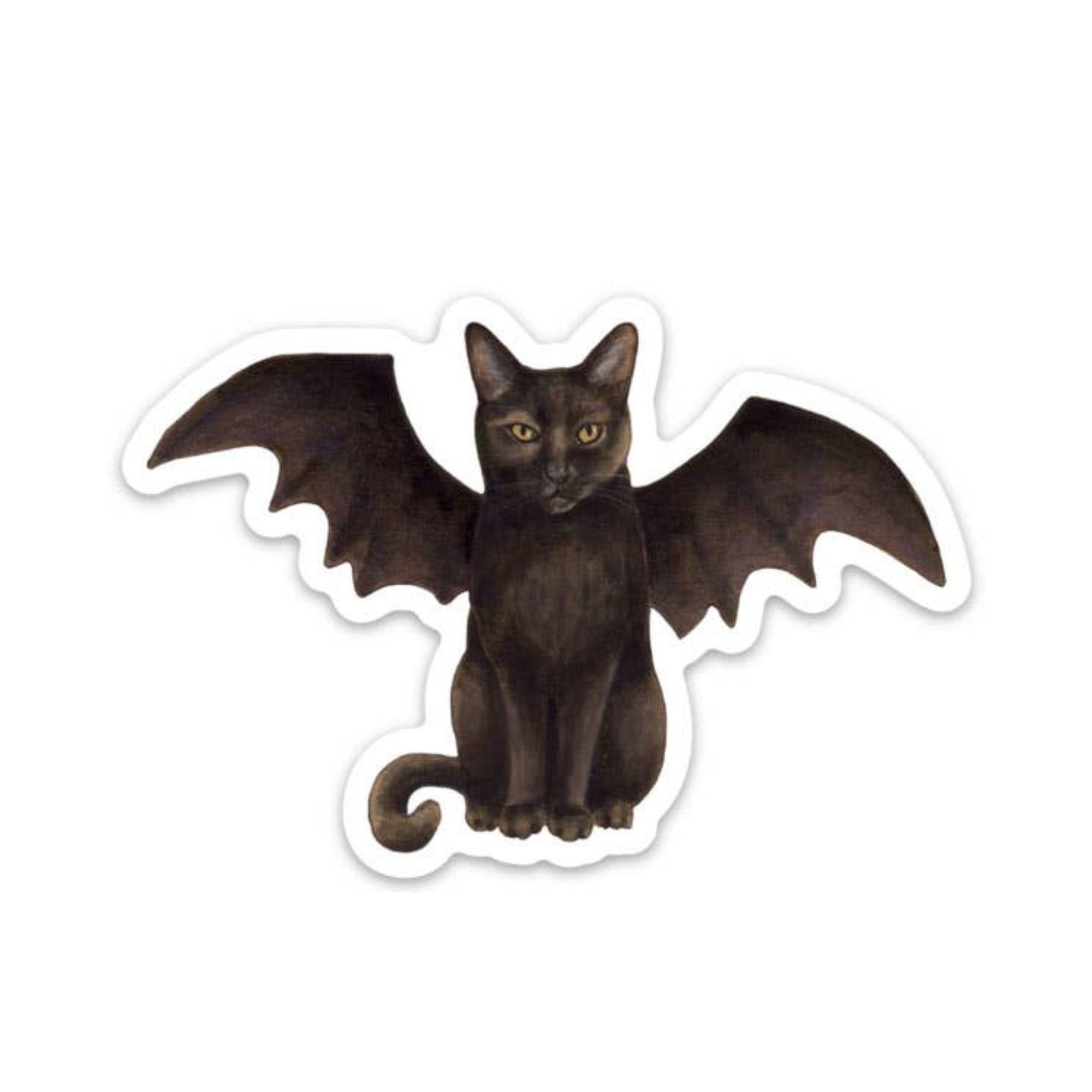 Little Bat Cat Vinyl Sticker