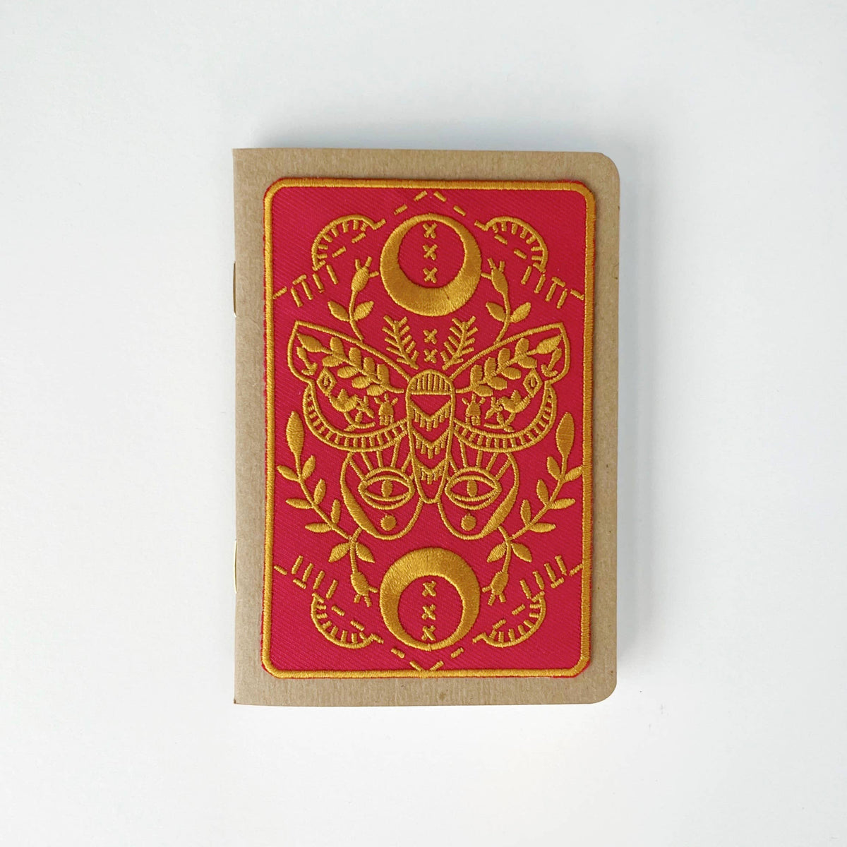 Mythic Moth Embroidered Pocket Notebook