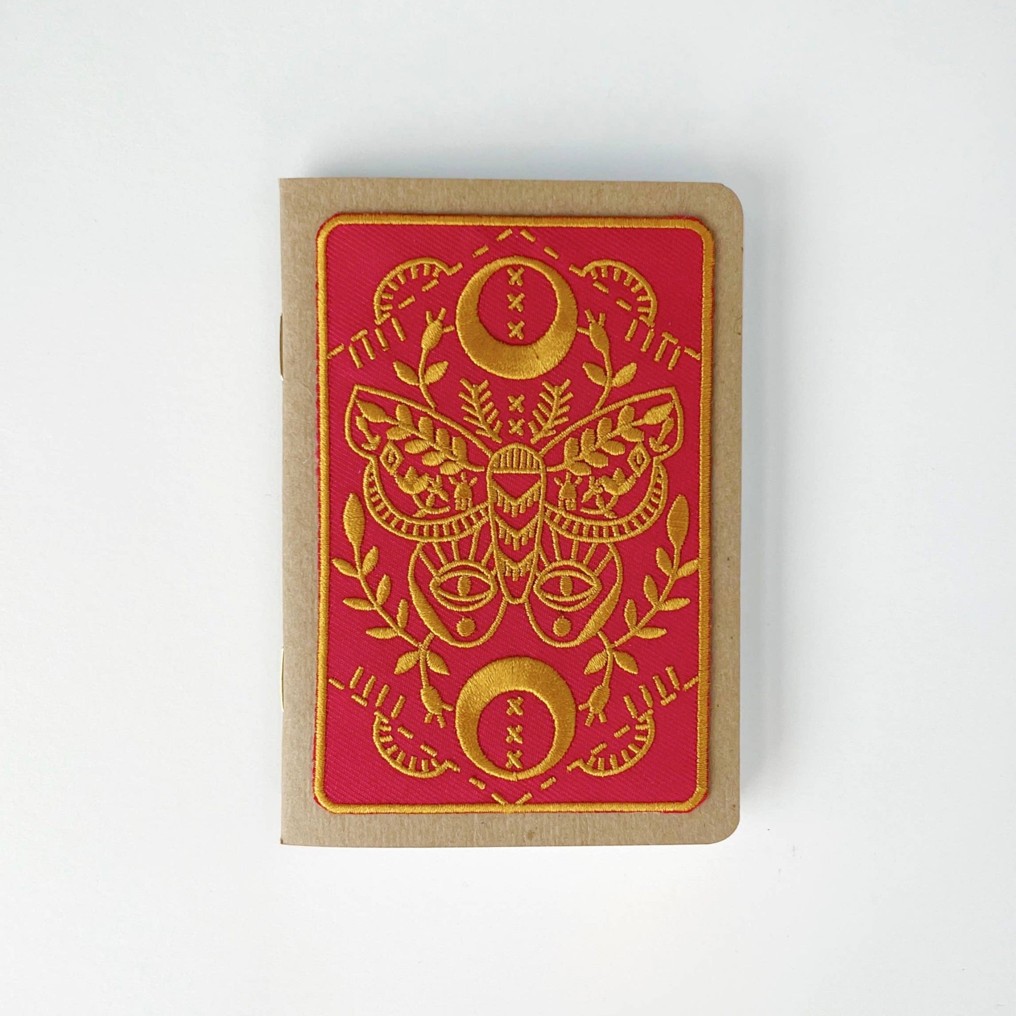 Mythic Moth Embroidered Pocket Notebook