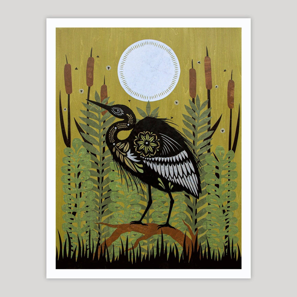 Quiet Jubilation Cut Paper Art Print