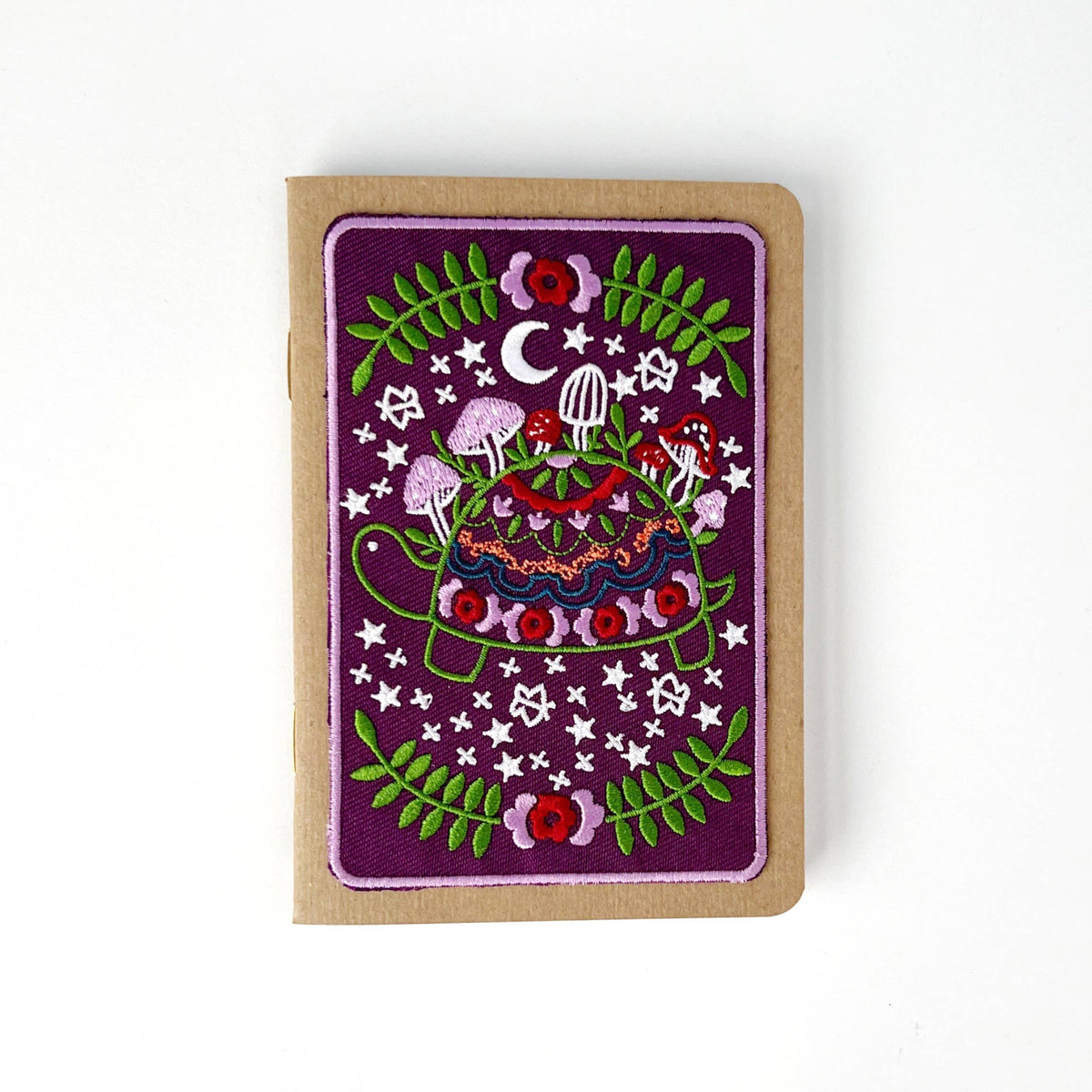 Turtle Embroidery Pocket Notebook