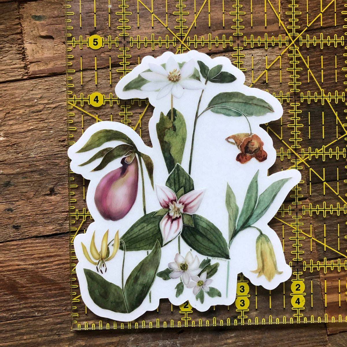 Wildflowers Vinyl Sticker