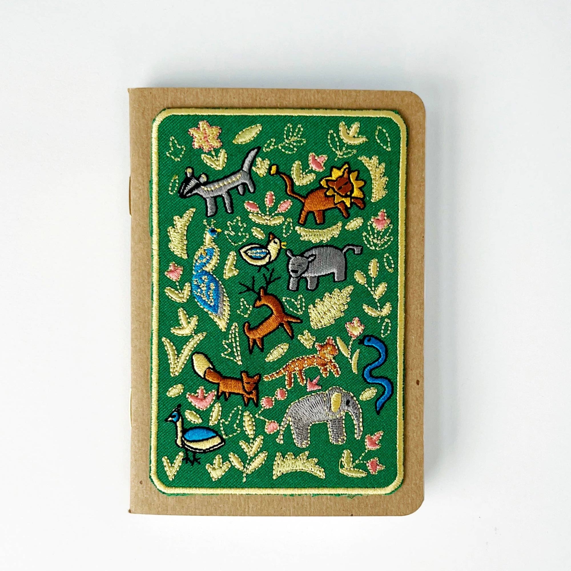 Wildlife Embroidered Pocket Notebook