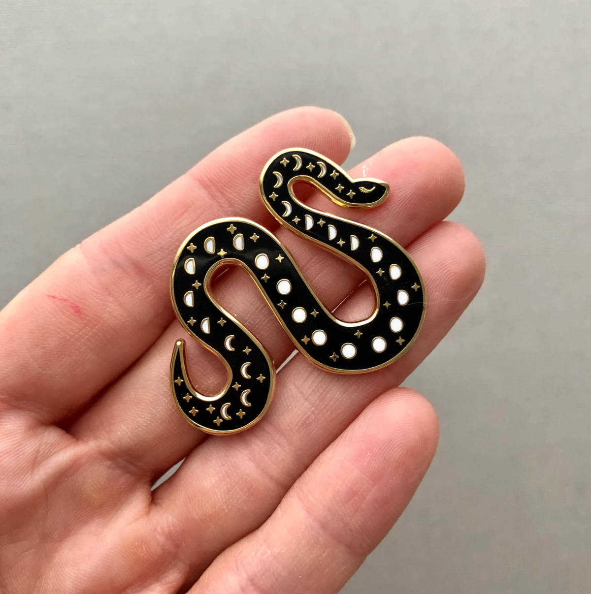 Cosmic Snake Enamel Pin