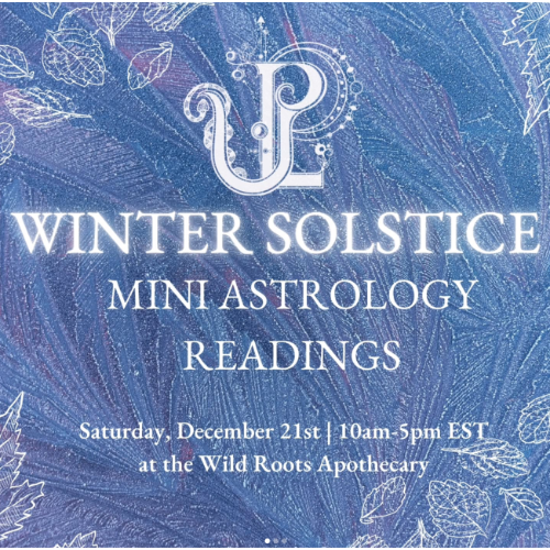 Winter Solstice Season Mini Astro Readings with Astrologer Lore Hershey