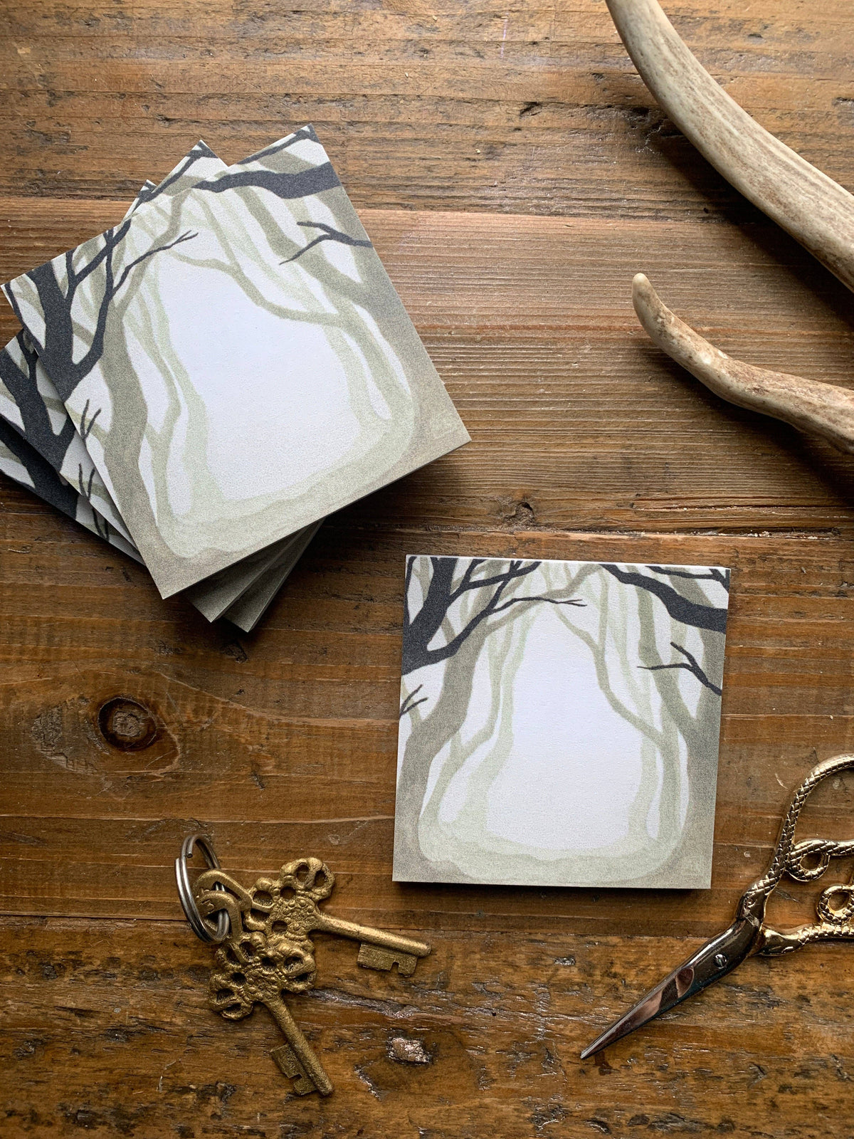 Dark Forest Sticky Notepad