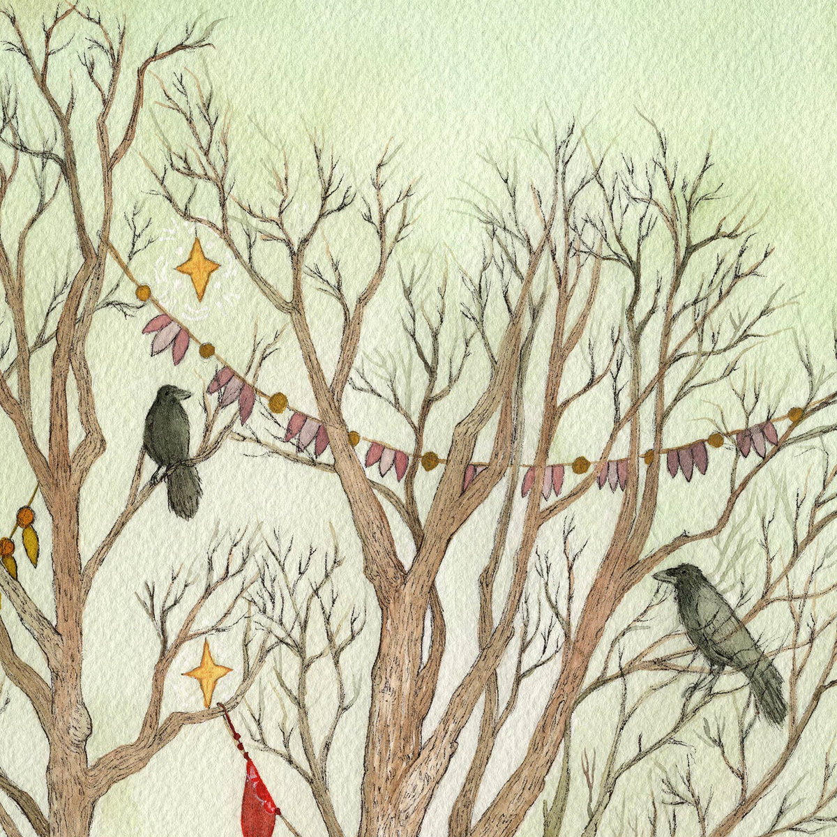 8&quot;x10&quot; Print - Branch Dwellers: The Crows