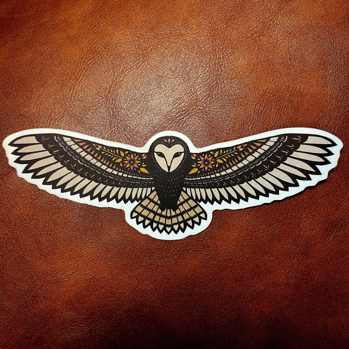 Barn Owl Vinyl Sticker