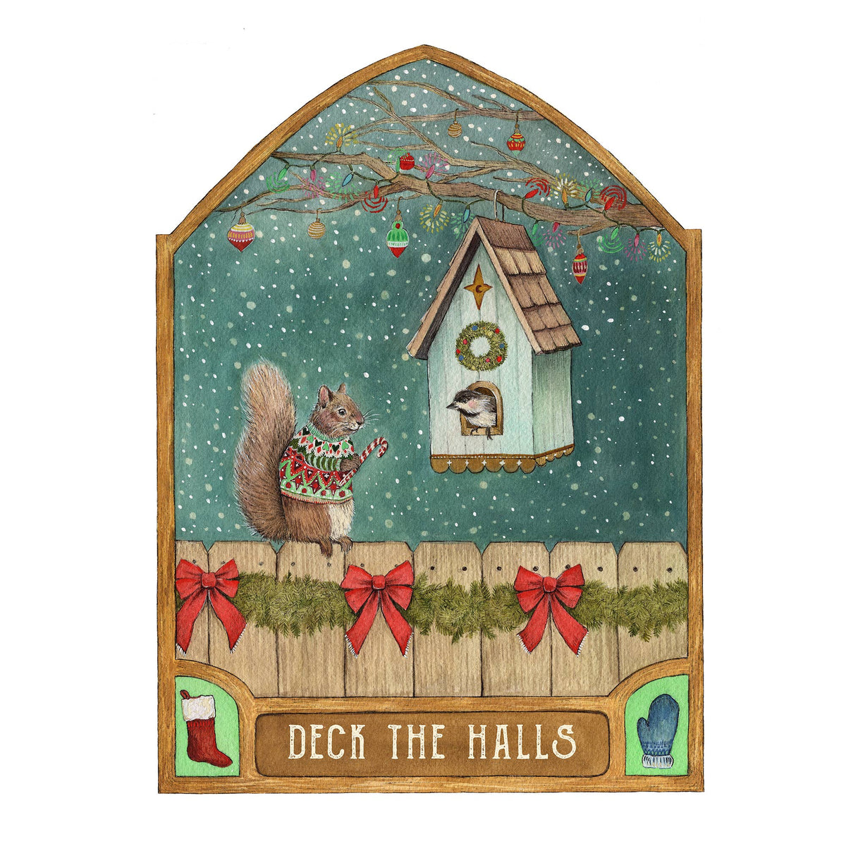 Deck the Halls Holiday Card