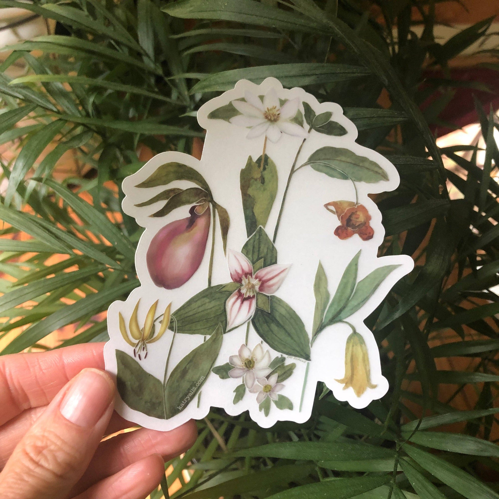 Wildflowers Vinyl Sticker