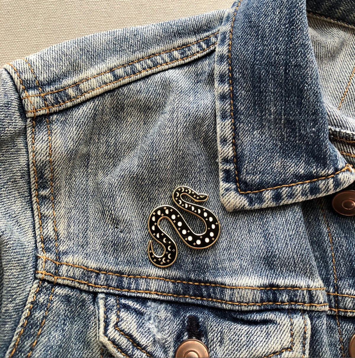 Cosmic Snake Enamel Pin