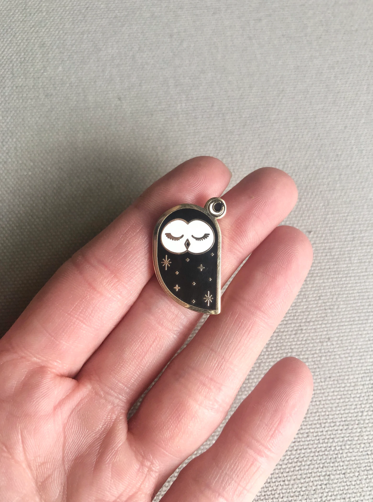 Cosmic Owl Enamel Pin