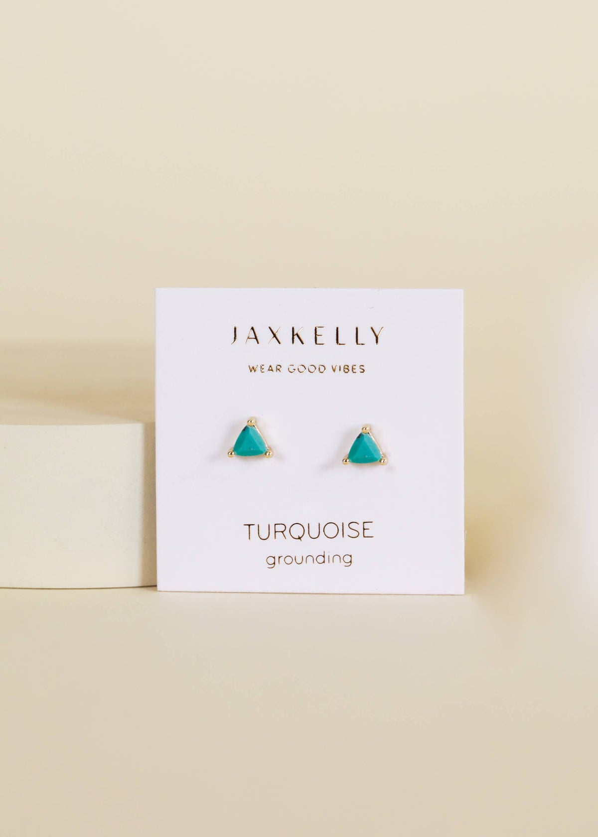 Turquoise Mini Energy Gem Earrings