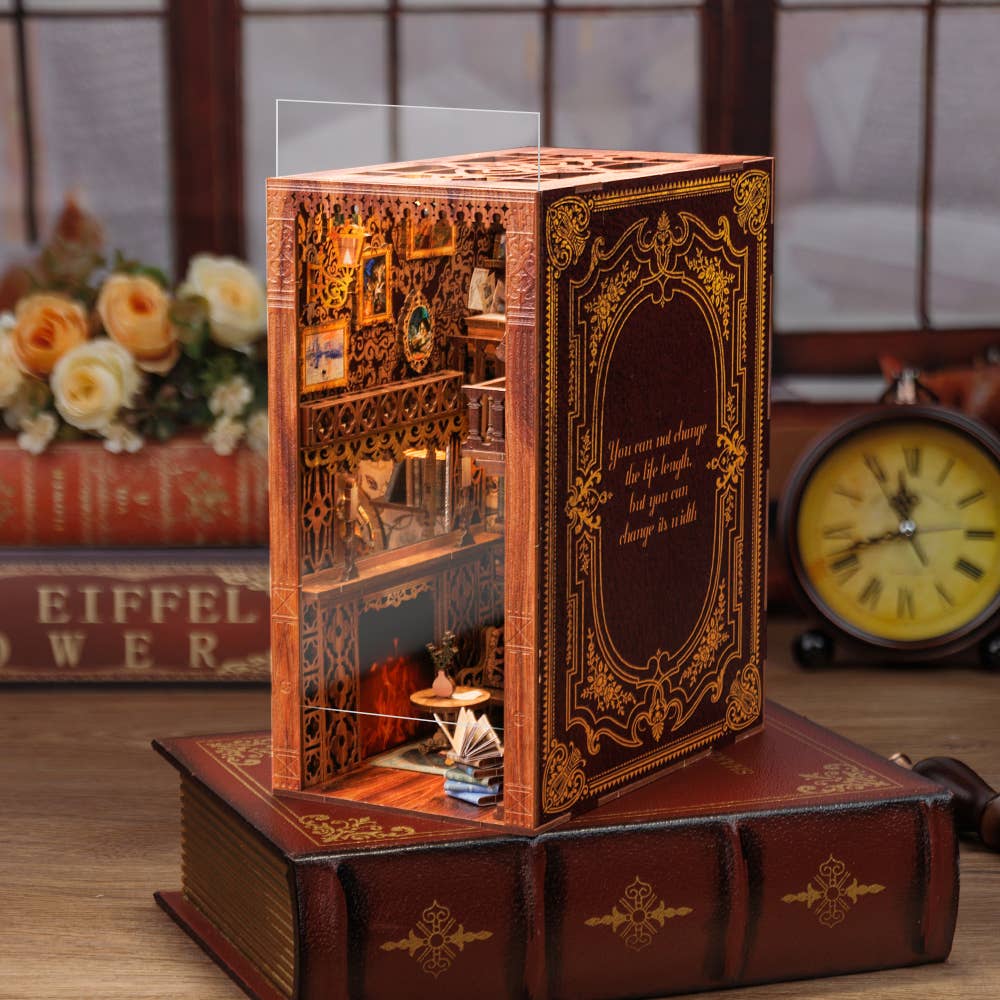 Eternal Bookstore with Dust Cover DIY Book Nook Kit