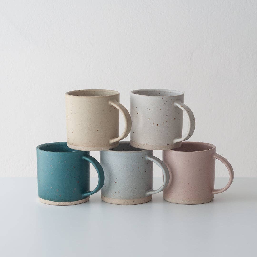 Linen Blue &amp; Speckled Mug