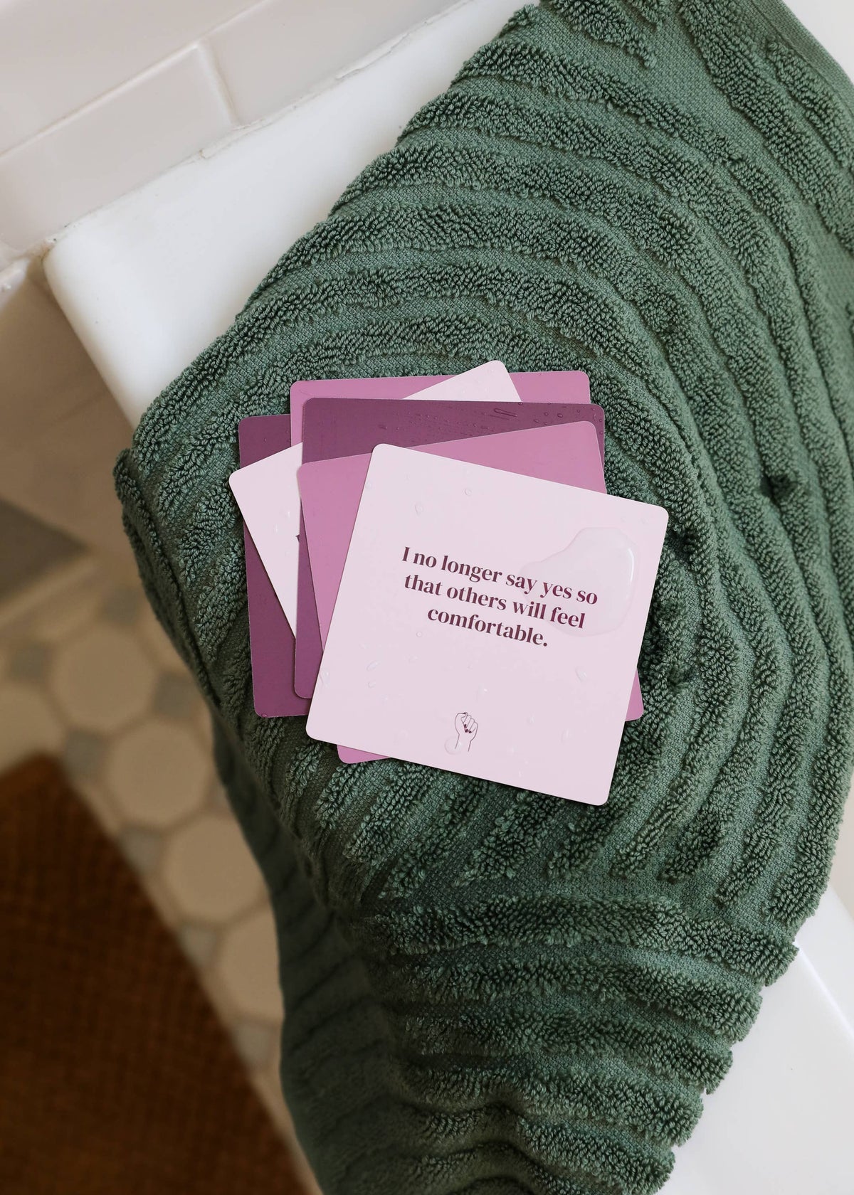 Boundaries Shower Affirmation™ Cards