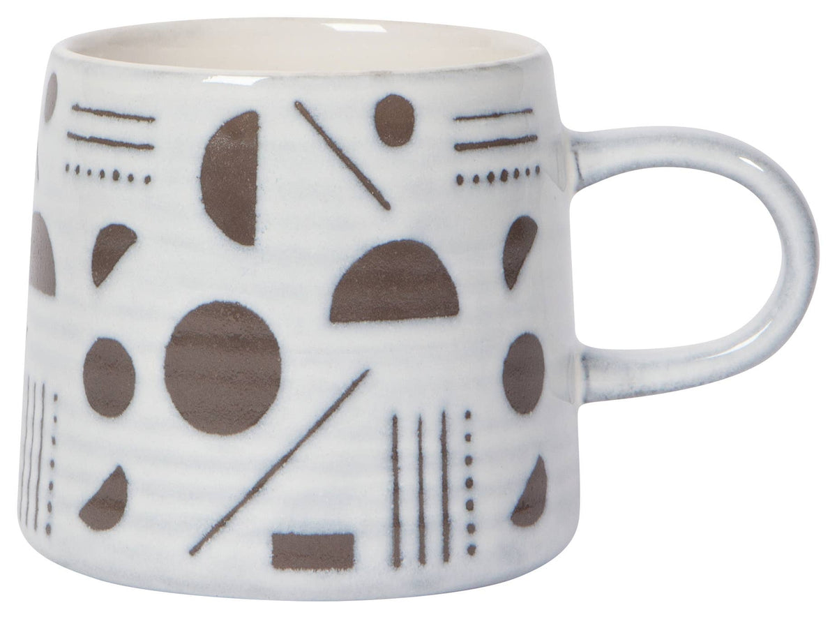 Domino Imprint Stoneware Mug