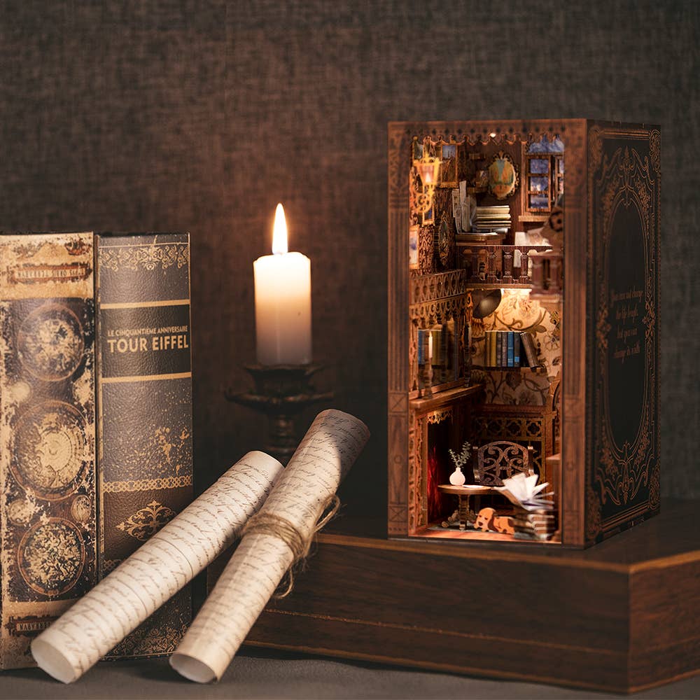 Eternal Bookstore with Dust Cover DIY Book Nook Kit