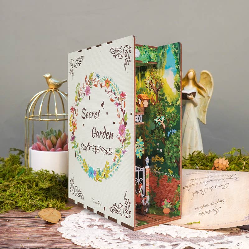 Secret Garden DIY Miniature House Book Nook Kit