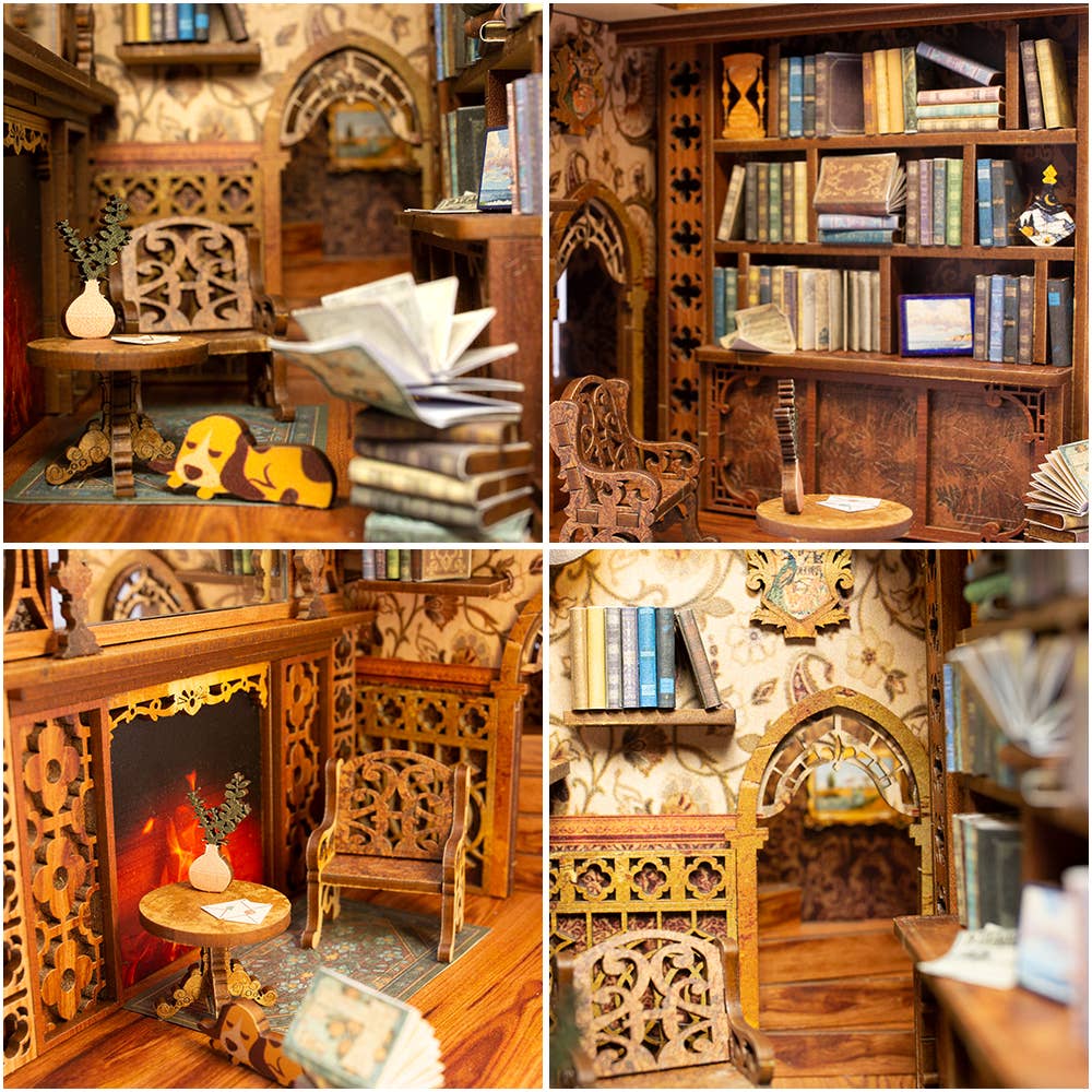 Eternal Bookstore with Dust Cover DIY Book Nook Kit