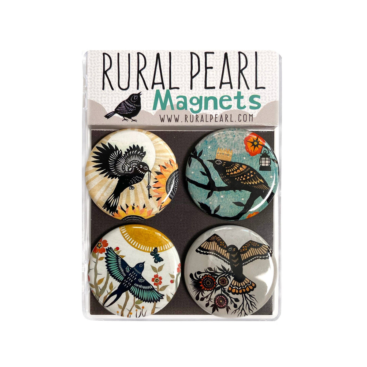 Birds Magnets (Set of 4)