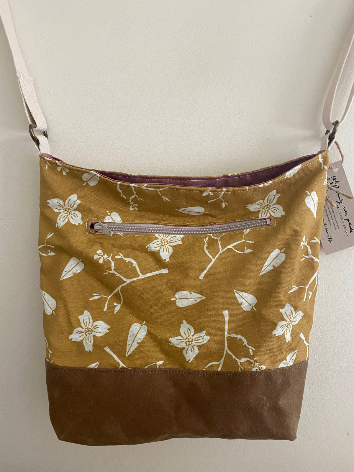 Large Cross-body bag: Turkey Tail